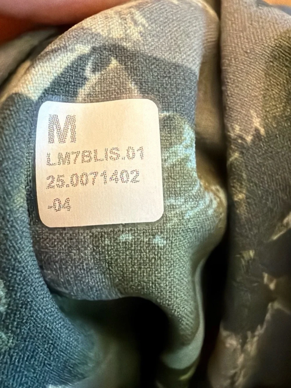 lululemon athletica Olive Green Floral Swim Trunks